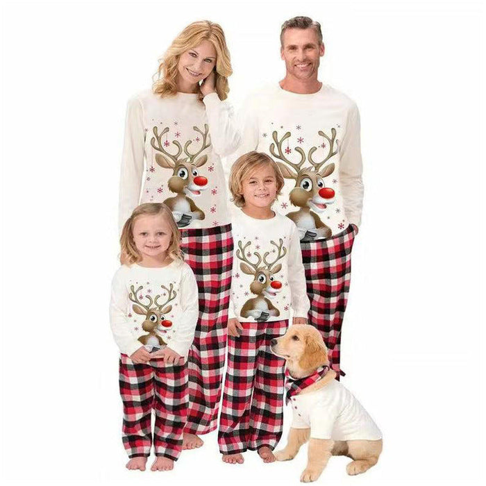 Fashionable Parent and Child Christmas Pajama Sets