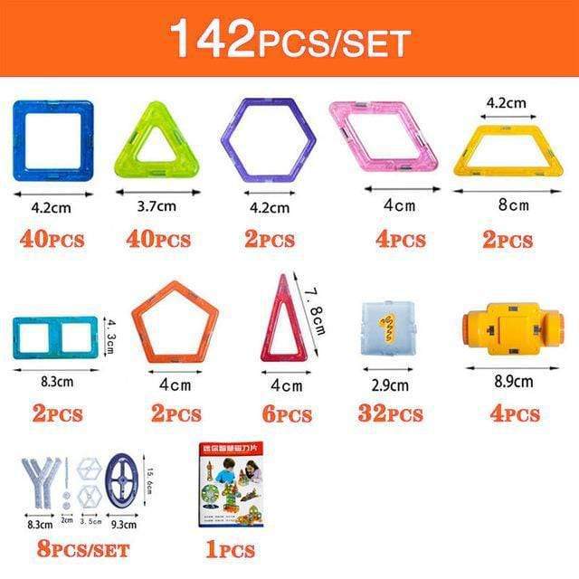 Magnetic Building Blocks DIY Magnets Toy For Kids