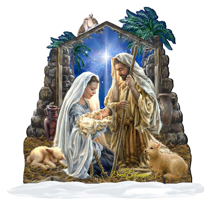 Glory to God Nativity Outdoor Decor by D. Gelsinger - Nativity Holiday Decor