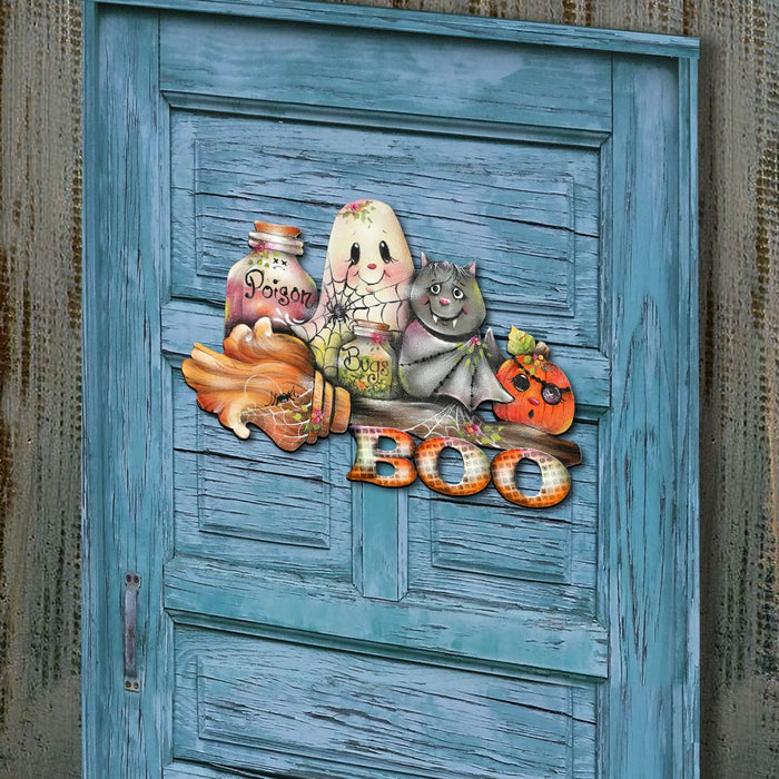 Brunhilda's Broom! Halloween Door Decor by Jamie Mills-Price - Halloween Decor - 8457411H
