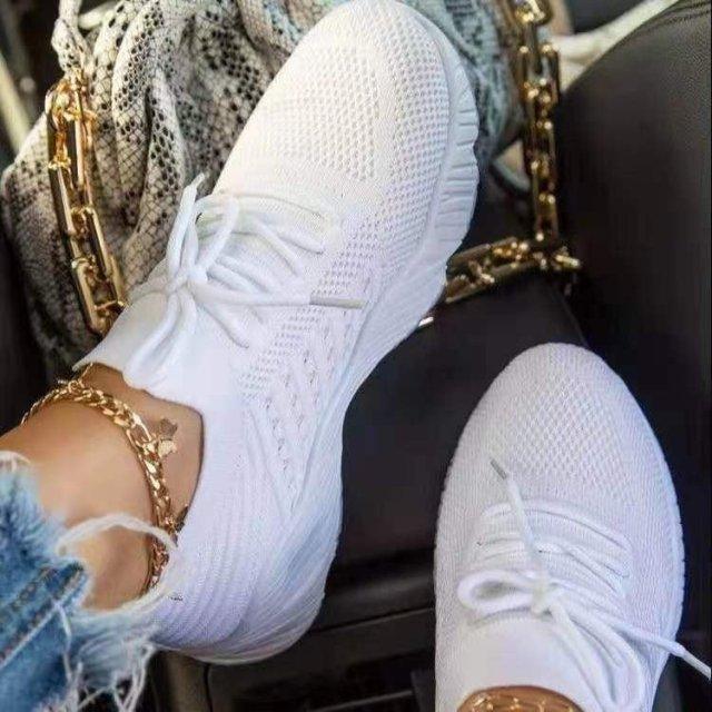 STEVVEX Lightweight Mesh Platform Sneakers | Women’s Casual Walking & Running Shoes