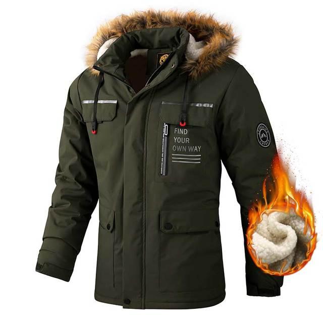 Fashion Men Casual Waterproof Windbreaker with Hood