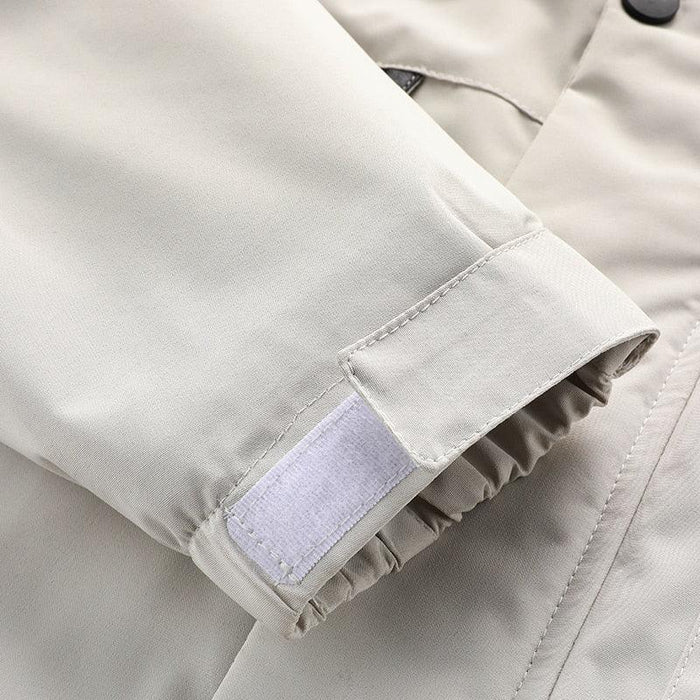 Fashion Men Casual Waterproof Windbreaker with Hood