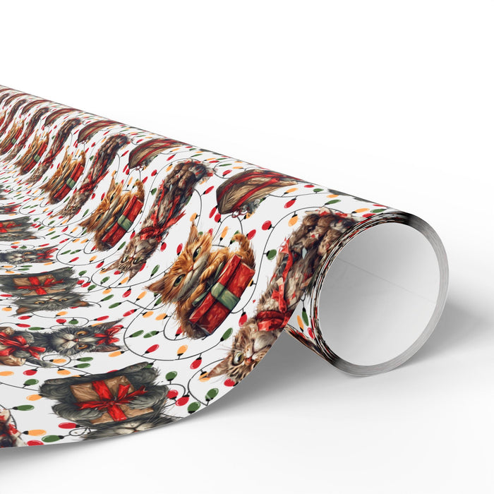 Festive Kitties Christmas Wrapping Paper
