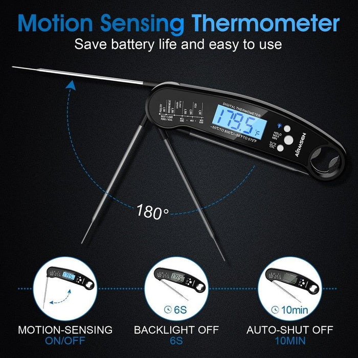 Kitchen Waterproof Digital Food Cooking Thermometer