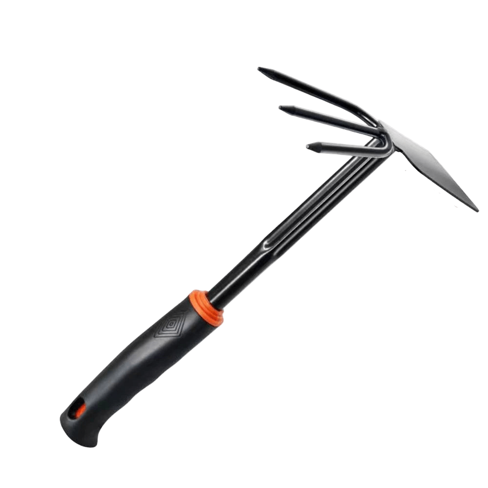 Garden Hand Tool Set | 4-Piece Alloy Steel Shovel, Rake, and Hoe
