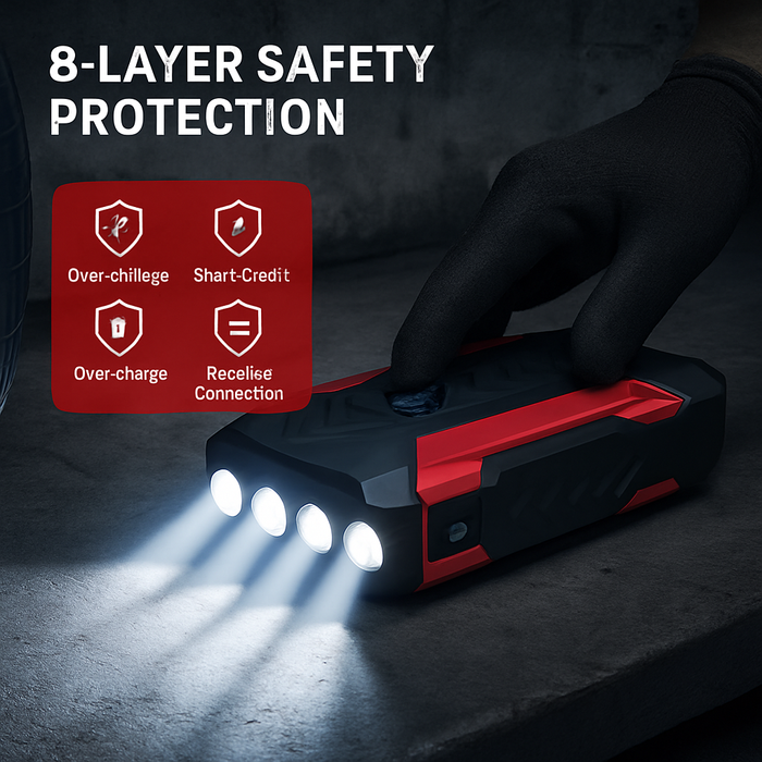 Car Jump Starter Booster with LCD Screen