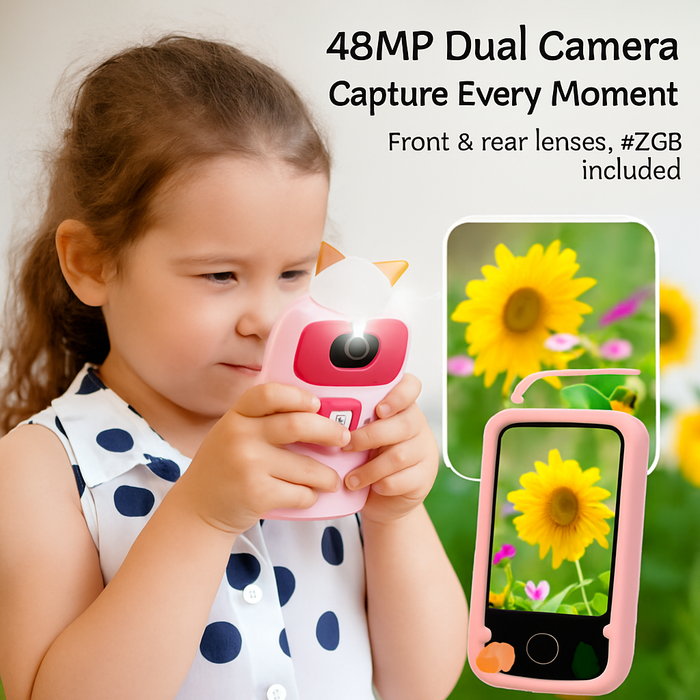 Kids Toy Smartphone Dual Camera Learning Phone