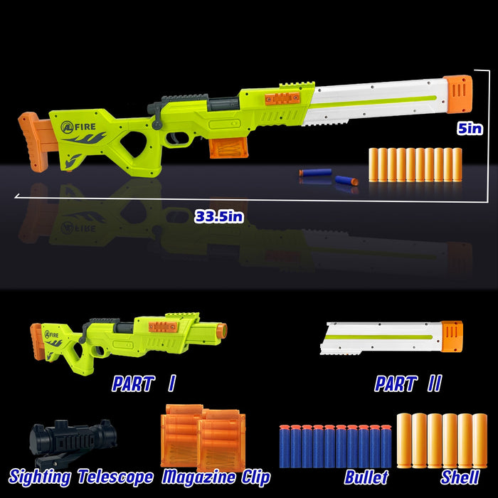 Toy Gun with Foam Dart Bullets Gift for Kids