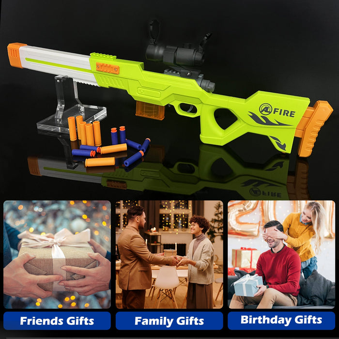 Toy Gun with Foam Dart Bullets Gift for Kids