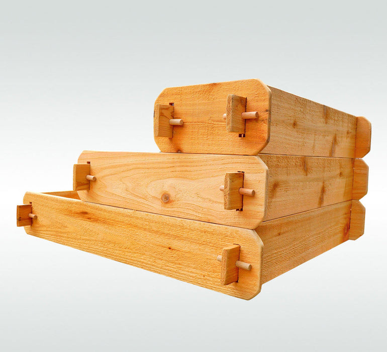 Timberlane Gardens Raised Garden Bed Kit 3 Tiered Select Cedar Elevated Planter