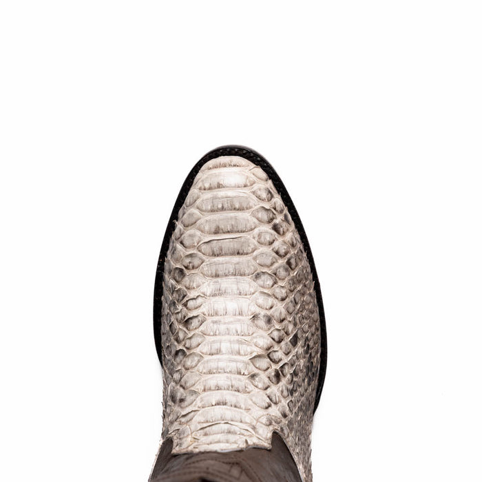 Kansas Natural Genuine Python Skin Cowboy Boot