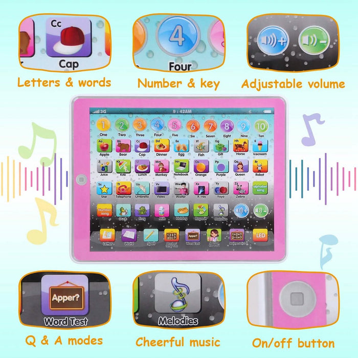 Interactive Educational Learning Tablet for Toddlers & Kids.