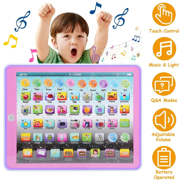 Interactive Educational Learning Tablet for Toddlers & Kids.