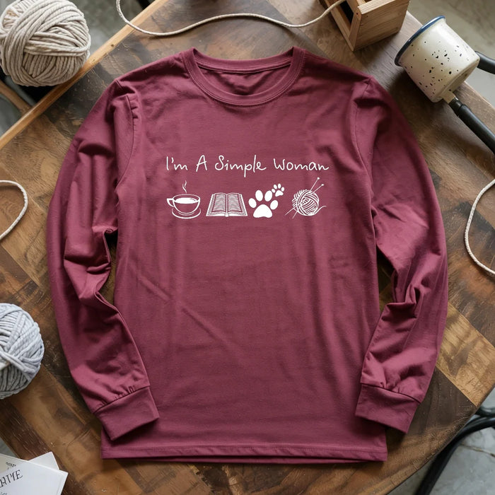 Simple Woman Long Sleeve T-shirt