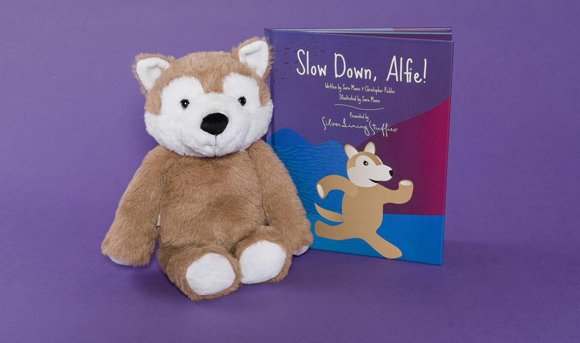 Alfie the Wolf Plush Toy + Book