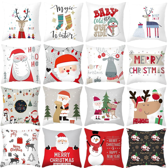 Christmas Decor Throw Pillow Covers