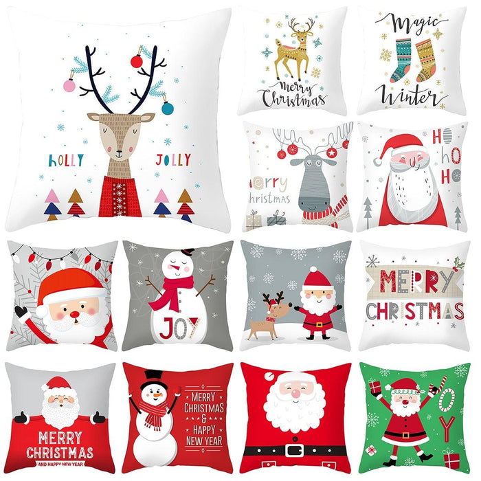 Christmas Decor Throw Pillow Covers