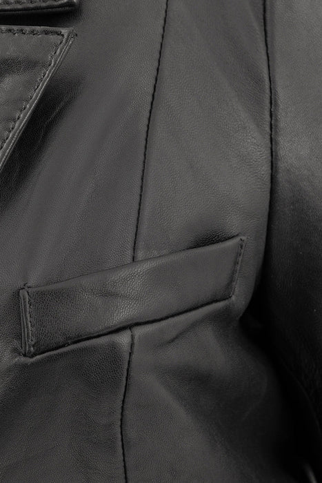 Women's New Zealand Lambskin Leather Blazer