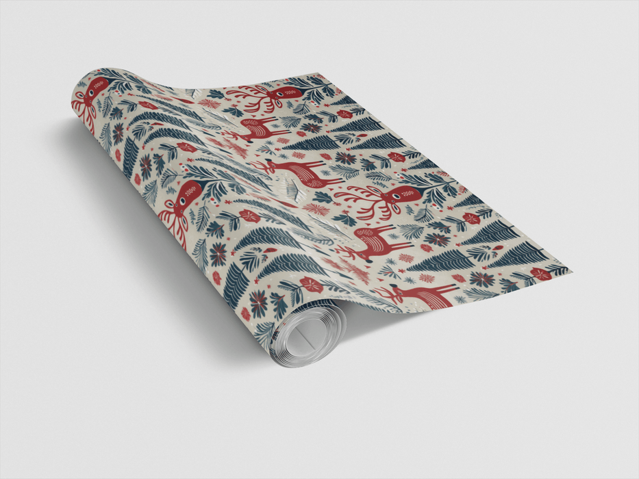 Scandi Deer Wrapping Paper