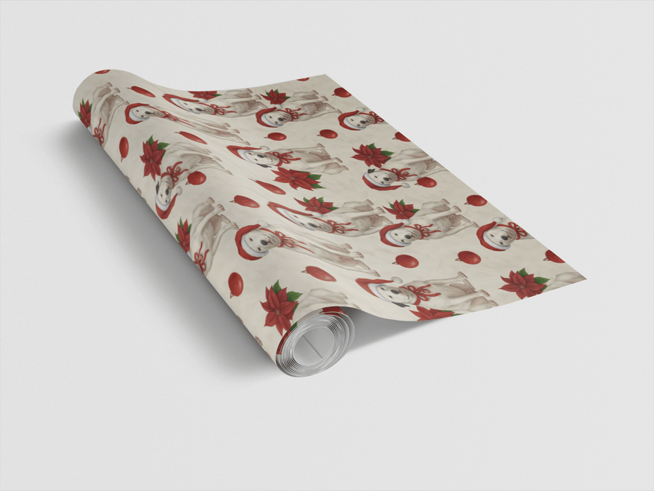 White Christmas Guardian Wrapping Paper