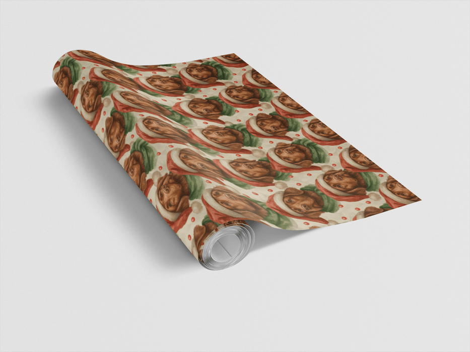 Chestnut Coats & Christmas Calm Wrapping Paper