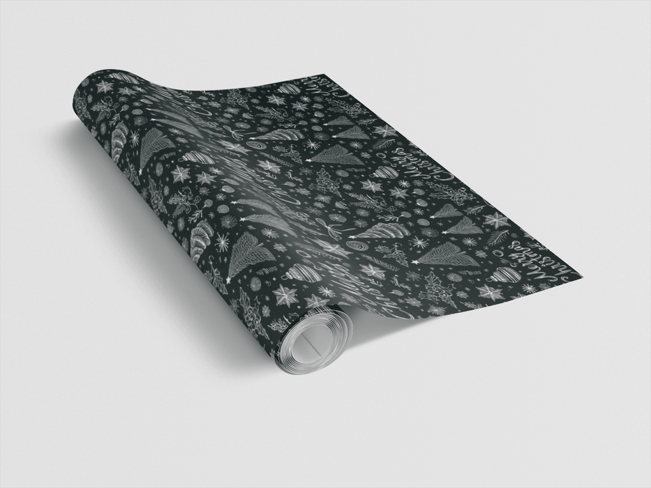 Festive Script Wrapping Paper