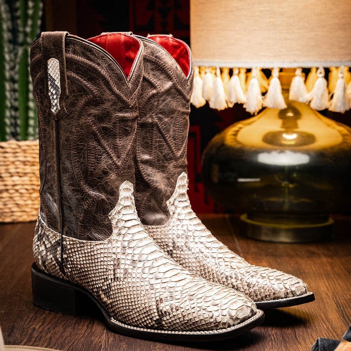 MISSOURI – Genuine Python Skin Cowboy Boot