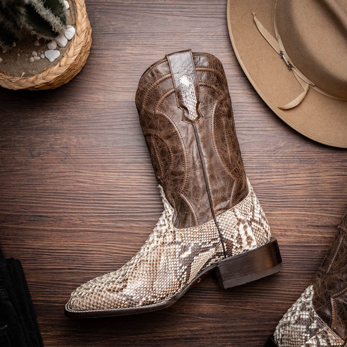 MISSOURI – Genuine Python Skin Cowboy Boot