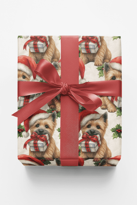 Holly Jolly Paws Wrapping Paper