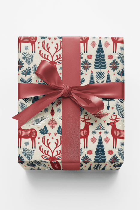 Scandi Deer Wrapping Paper