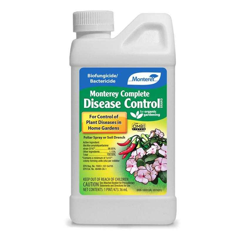 Monterey Complete Disease Control pint bottle for organic plant disease management