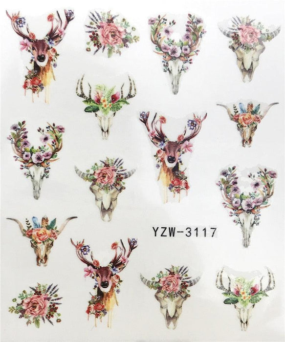 New Christmas Decal Nail Art Stickers