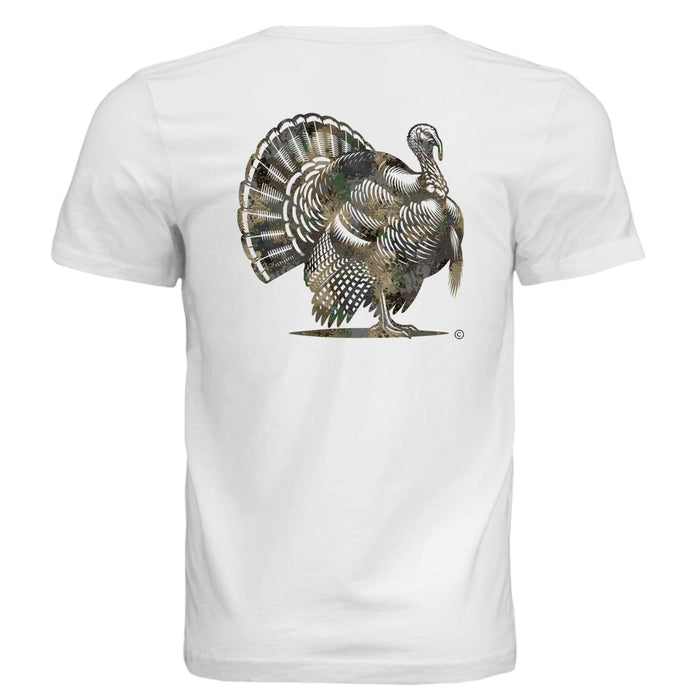 Forest Splash Burst Turkey T-Shirt