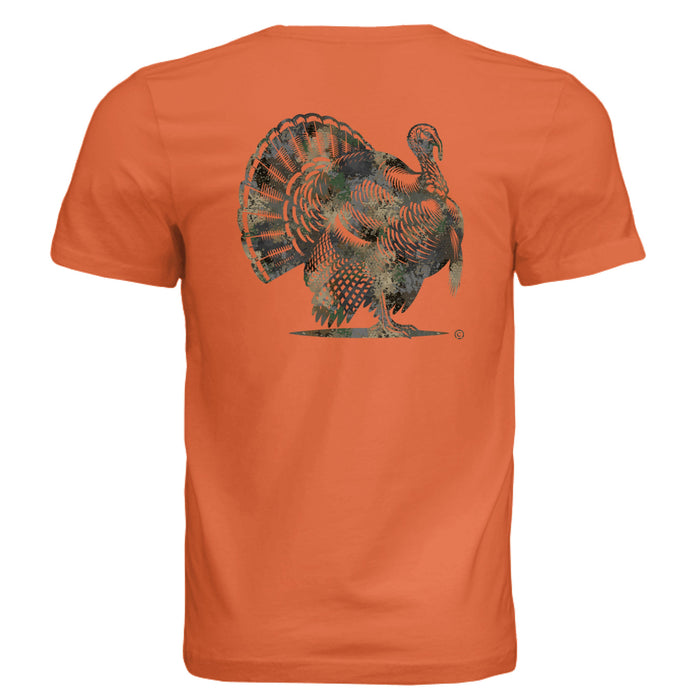 Forest Splash Burst Turkey T-Shirt
