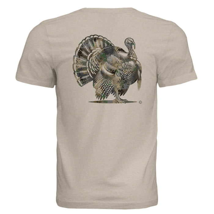 Forest Splash Burst Turkey T-Shirt