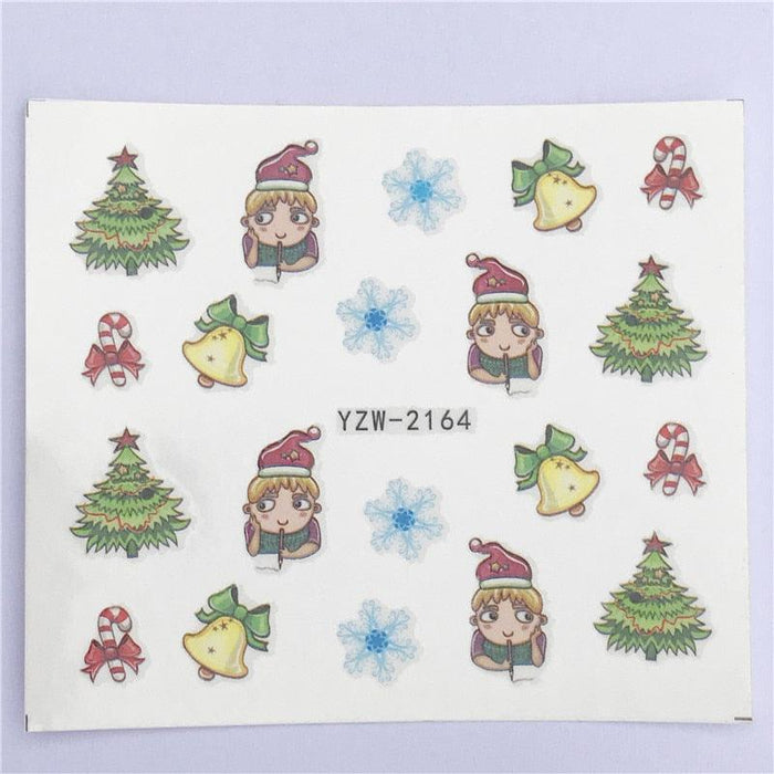 New Christmas Decal Nail Art Stickers
