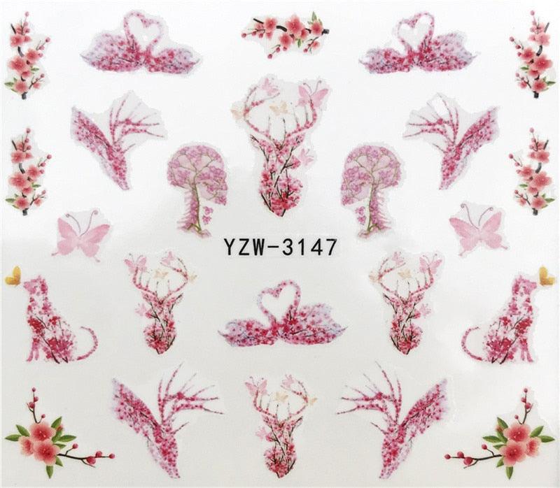 New Christmas Decal Nail Art Stickers