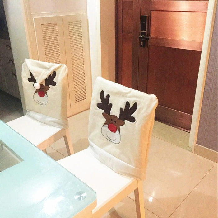 Christmas Themed Chair Back Covers