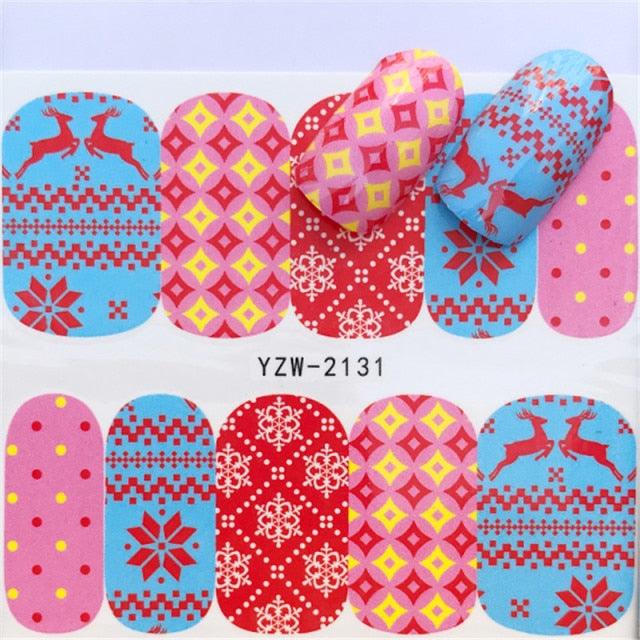 New Christmas Decal Nail Art Stickers