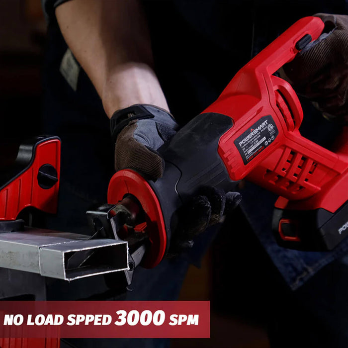 Cordless Reciprocating Saw with 20V 2.0Ah Battery and Charger
