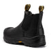 ROCKROOSTER 6-inch black composite toe work boots with slip-resistant sole and water-resistant leather