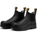 ROCKROOSTER 6-Inch Composite Toe Work Boot black men's pull-on safety boot with slip-resistant sole