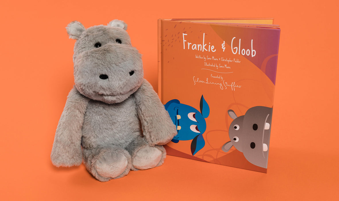 Frankie the Hippo Plush Toy + Book- Gift From The Land
