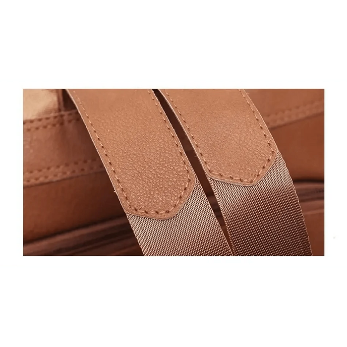 Sizzling Anti-Theft Vintage Style PU Leather Backpacks for Teenager Girls
