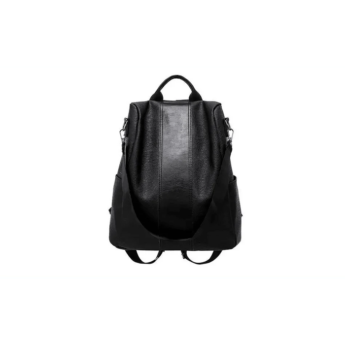 Sizzling Anti-Theft Vintage Style PU Leather Backpacks for Teenager Girls