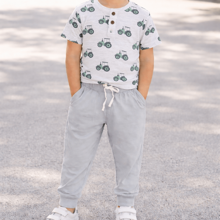 Kids Slacker Pocket Pant (Glacial Grey)