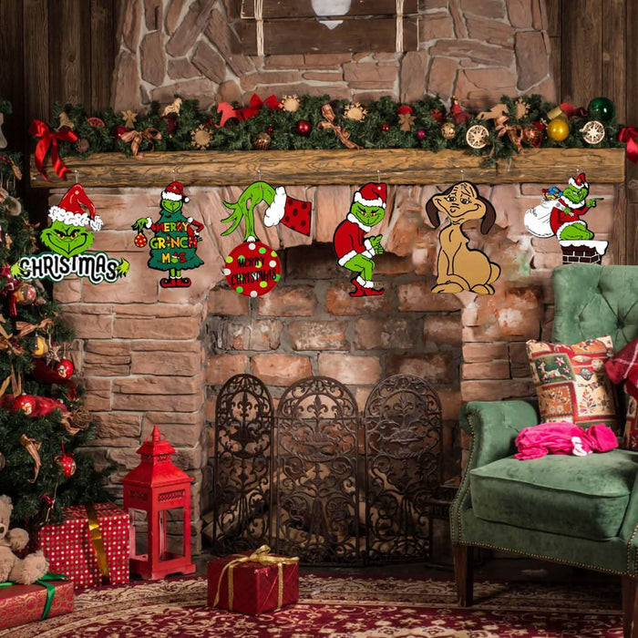Grinch Christmas Tree Ornament Decorations
