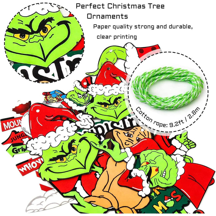 Grinch Christmas Tree Ornament Decorations