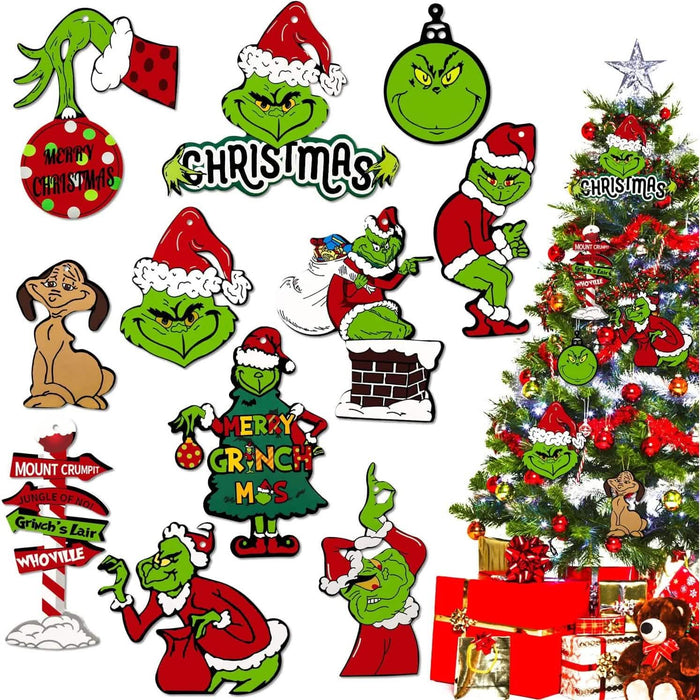 Grinch Christmas Tree Ornament Decorations